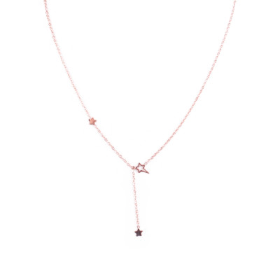 Collier acier rose gold MYLE MYLA constellation