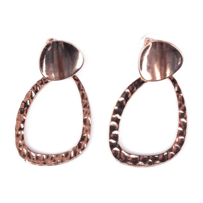 Boucles d'oreilles dorées Trapina