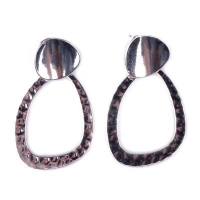 Boucles d'oreilles argent Trapina