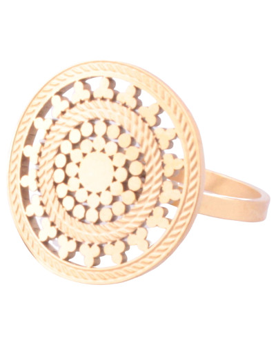 Bague MILE MILA acier pastille bullis