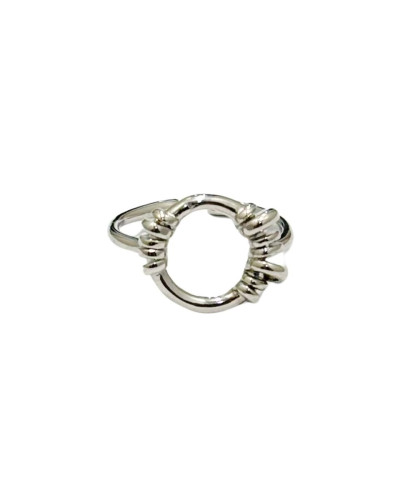 Bague femme acier argenté Jessica