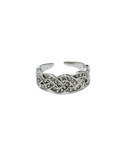 Bague femme acier argenté Joana