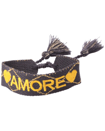 Bracelet tissu Amore