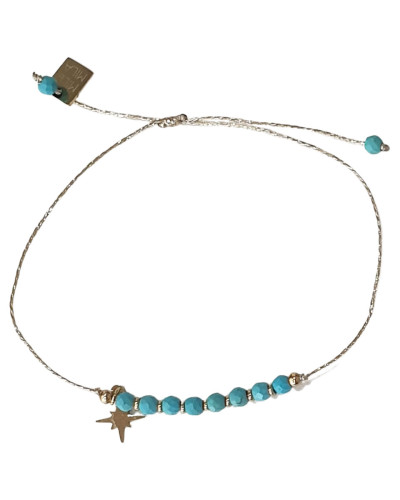 Bracelet Turquoise acier