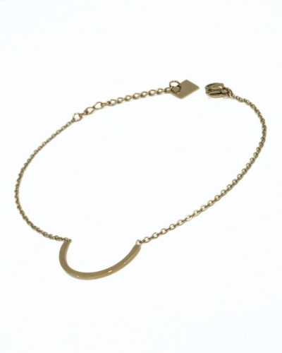 Bracelet acier doré Lazarine