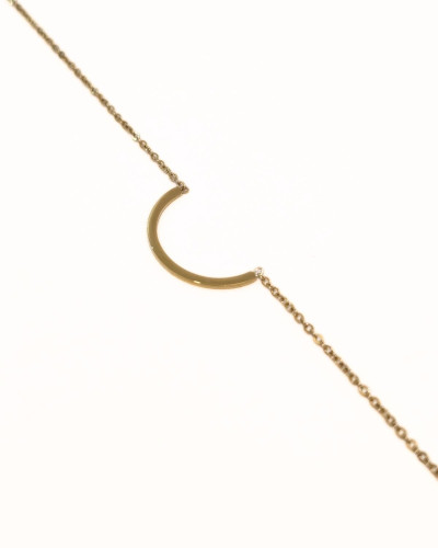 Bracelet acier doré Lazarine