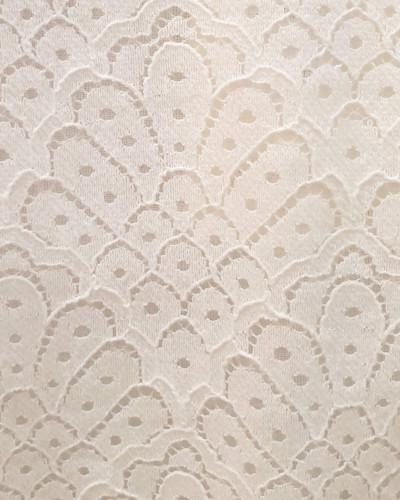 Bombers blanc cassé dentelle