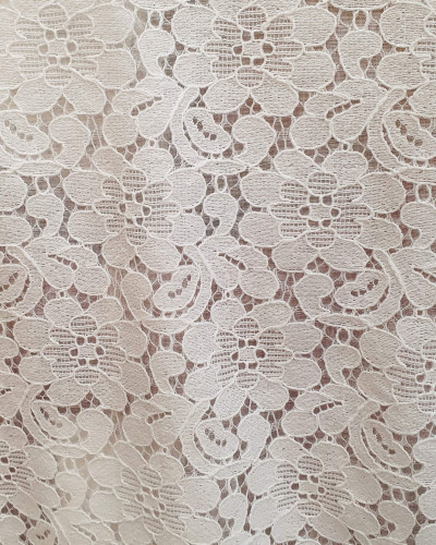 Bombers femme écru dentelle floral