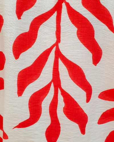 Bombers femme écru et rouge Ismérie
