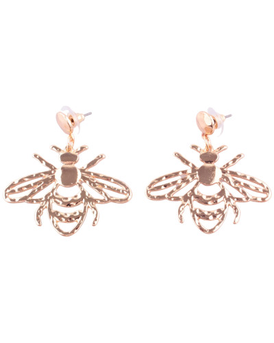 Boucles d'oreilles LOL abeilles dorées