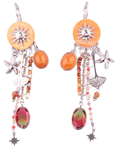 Boucles d'oreilles LOL oranges Solamare