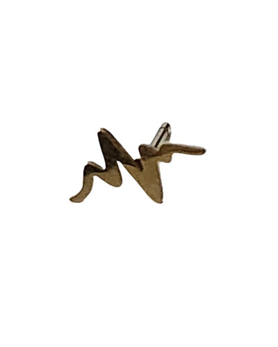 Boucle d'oreille femme rythme cardiaque