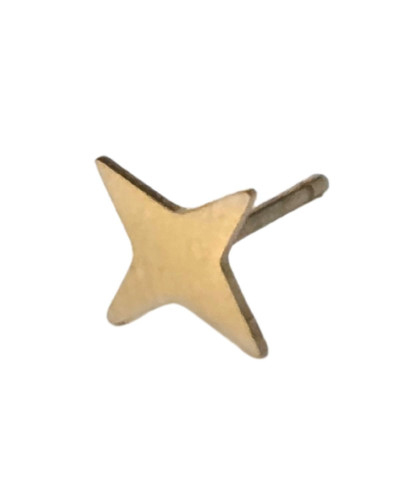 Boucle d'oreille femme astre