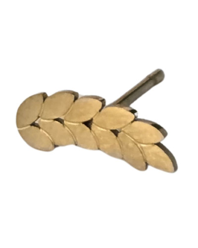 Boucle d'oreille femme épi de blé