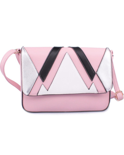 Sac a main online bandouliere rose poudre