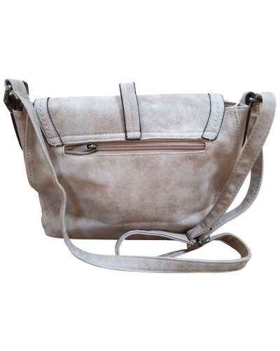 Sac à bandoulière beige Rabini