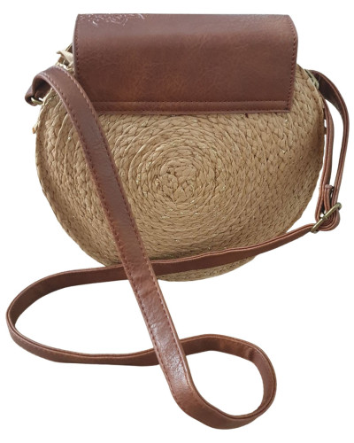 Sac paille rond Samantha