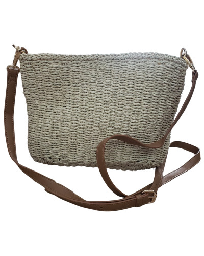 Sac bandoulière paille rigide Alabama