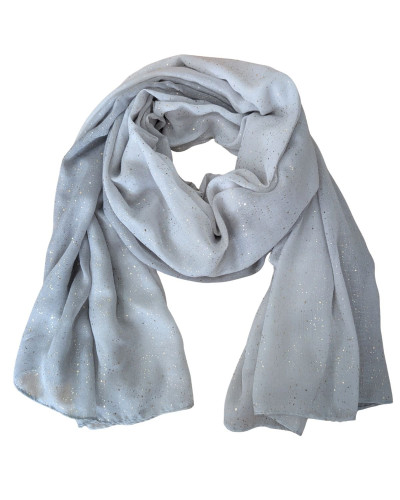 Foulard femme dégradé paillettes dorées Aitana