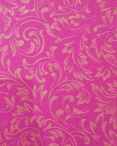Echarpe femme feuillages dorés Anwen