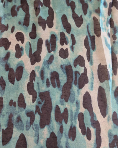 Foulard voile femme motif tacheté