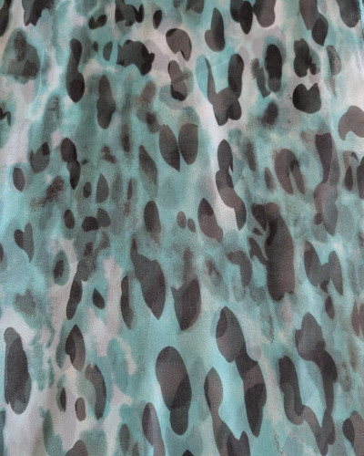 Foulard voile femme motif tacheté