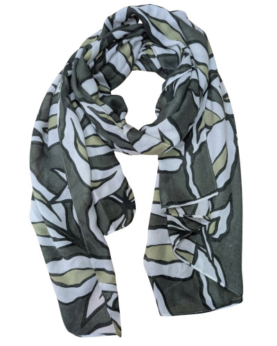 Foulard femme feuillages Alicia