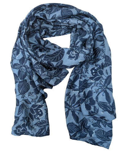 Foulard femme fleuri Alison