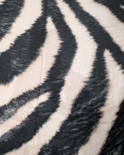 Foulard femme motif animalier zébré Carla