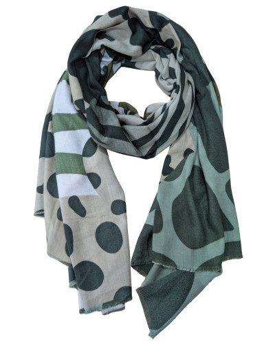 Echarpe femme motifs animaliers Cassandra
