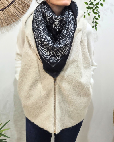 Echarpe femme imprimé cachemire Sabrina