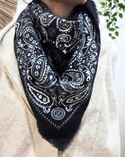 Echarpe femme imprimé cachemire Sabrina