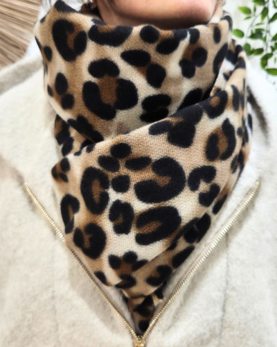Echarpe femme léopard Flavie