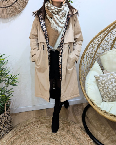 Echarpe chat hibou tigre