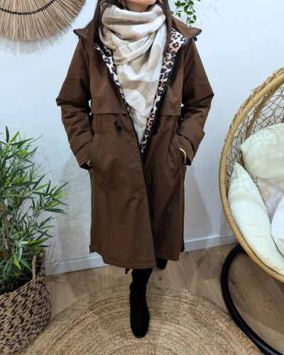 Echarpe coeurs pailletés Tuva