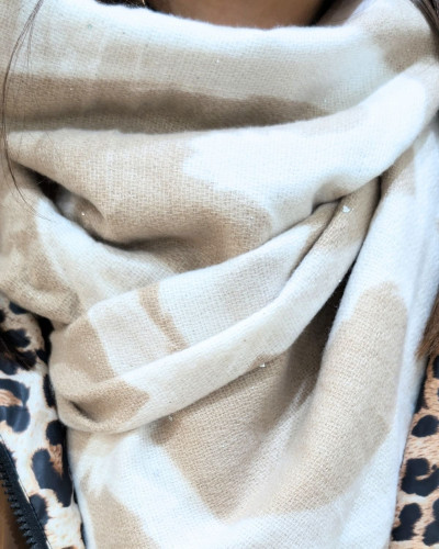 Echarpe coeurs pailletés Tuva