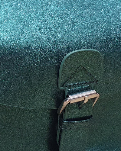 Sac à bandoulière métallisé Cyrielle
