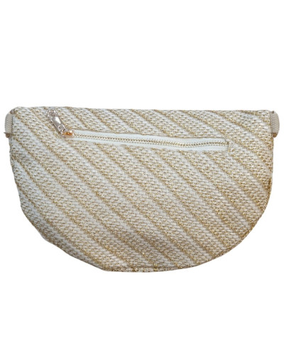 Sac banane femme tissé