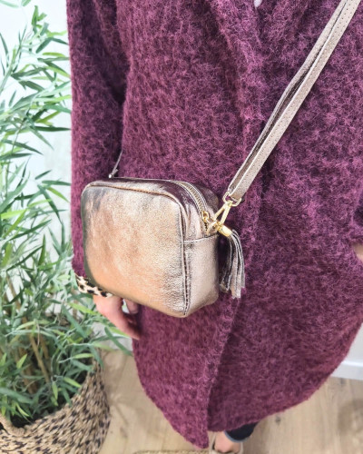 Sac à main cuir femme bandoulière Lyanna