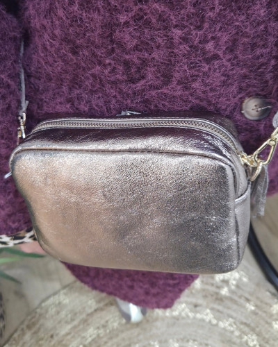 Sac à main cuir femme bandoulière Lyanna