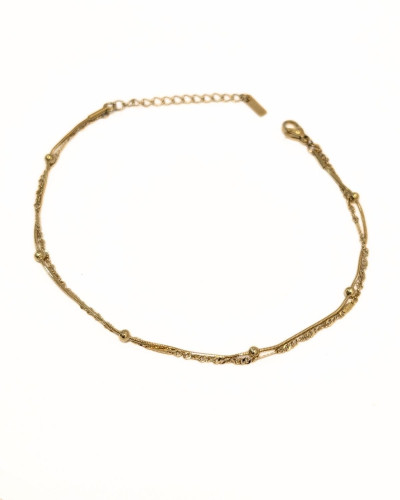 Chaine de cheville acier doré doublé Eivor