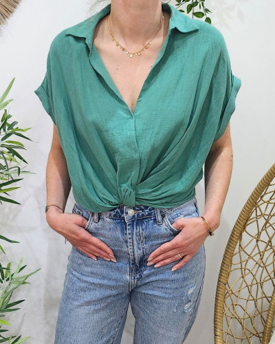 Chemisier court femme clearance