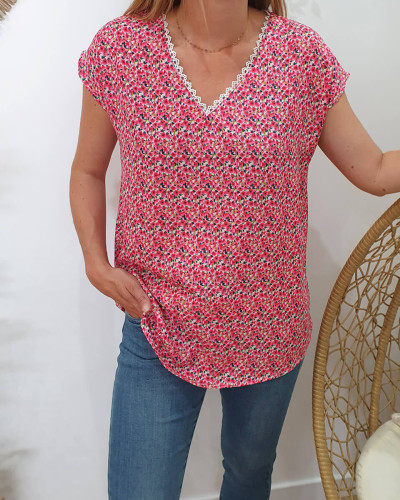 Blouse femme Aurianne Rose