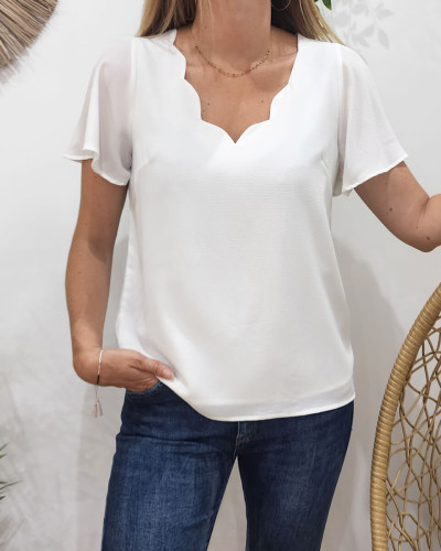 Blouse Emmanuelle-blanc