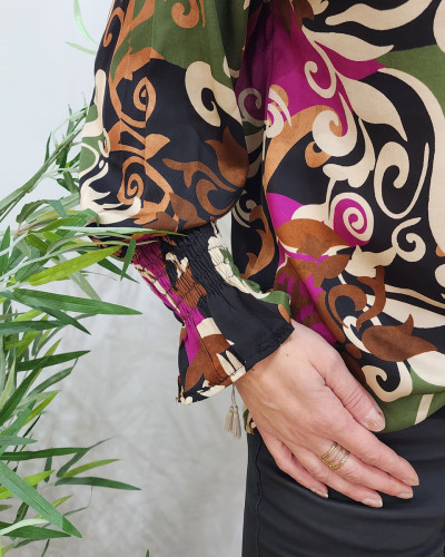 Blouse femme Stéphanie manches longues