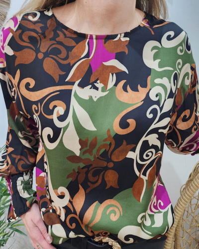 Blouse femme Stéphanie manches longues