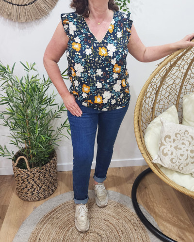 Blouse moutarde femme outlet