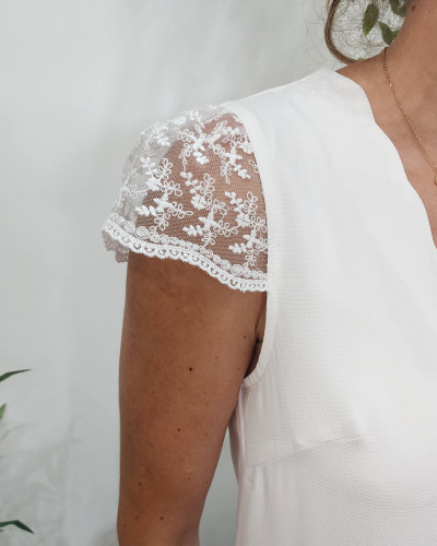 Blouse femme blanche Agata