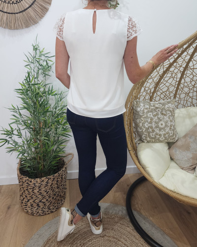 Blouse femme blanche Agata