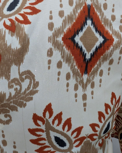 Combinaison femme beige terracota camel Nahéma